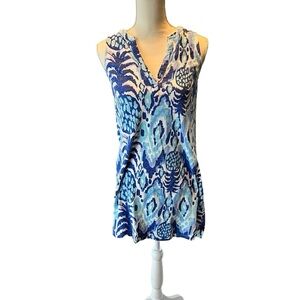 Lilly Pulitzer sleeveless shirt dress size XS LIKE NEW